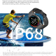 Montre Connectée Écran AMOLED 1.3 Pouces Surveillance Cardiaque Et Oxygène Autonomie 7 Jours Étanche IP68 - www.yonis-shop.com