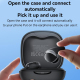 Écouteurs Bluetooth ANC Réduction Active Du Bruit Design Compact Haute Qualité Sonore Connexion Stable Polyvalence Exceptionn...