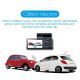 Dashcam HD 1080P Vision Nocturne Infrarouge Triple Caméra Sécurité Totale Connexion WIFI - www.yonis-shop.com