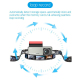 Dashcam HD 1080P Vision Nocturne Infrarouge Triple Caméra Sécurité Totale Connexion WIFI - www.yonis-shop.com