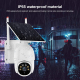 Caméra De Surveillance Extérieure 1080P HD Solaire Étanche Avec Vision Nocturne Et Détection De Mouvement - www.yonis-shop.com