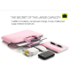 Sacoche Ordinateur Portable 15.6 Pouces Design Élégant Avec Poignée Cachée Matériau Respirant Et Poche Externe Pour Accessoir...