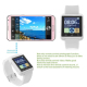 Montre Connectée Bluetooth Multifonction Élégante Rouge Avec Appel Et Musique Compatible Android - www.yonis-shop.com