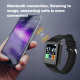 Montre Connectée Bluetooth Multifonction Élégante Rouge Avec Appel Et Musique Compatible Android - www.yonis-shop.com