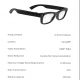 Lunettes Intelligentes IA Avec Caméra 8MP Appels Bluetooth Enregistrement IA Et Traduction Multilingue - www.yonis-shop.com