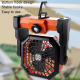 Ventilateur De Camping Portable Rechargeable 7800mAh Avec Éclairage LED Vitesse Variable Et Crochet De Suspension - www.yonis...