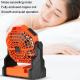 Ventilateur De Camping Portable Rechargeable 7800mAh Avec Éclairage LED Vitesse Variable Et Crochet De Suspension - www.yonis...