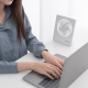 Mini Ventilateur De Bureau Portable USB Rechargeable À 3 Vitesses Silencieux Batterie Intégrée 1200 mAh - www.yonis-shop.com