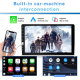 Autoradio 9 Pouces Carplay MP5 Bluetooth OLED Avec Caméra 8 Lumières et Commande au Volant - www.yonis-shop.com