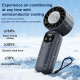 Mini Ventilateur De Poche Avec Refroidissement Affichage Numérique 199 Vitesses Batterie 1800 mAh USB-C - www.yonis-shop.com