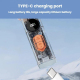 Ventilateur Portable À Main Rafraîchissant 100 Vitesses Moteur Sans Balais Silencieux Affichage LED Lampe Torche Batterie 180...