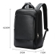 Sac À Dos Ordinateur En Cuir Véritable Grande Capacité Résistant Et Confortable - www.yonis-shop.com
