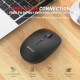Souris Sans Fil 2.4G BT5.0 BT3.0 Trois Modes Rose DPI 1200 - www.yonis-shop.com