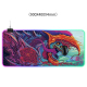 Tapis De Souris Illuminé XXL Avec Motif Monstre 14 Modes De Lumière Anti-Dérapant Pour Gaming - www.yonis-shop.com