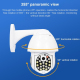 Caméra Surveillance WiFi Haute Définition 2 Millions Pixels Vision Nocturne Détection Mouvement Intercom Bidirectionnel Étanc...