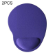 Tapis de souris ergonomique repose poignet ultra fin orange - www.yonis-shop.com