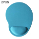 Tapis de souris ergonomique repose poignet ultra fin orange - www.yonis-shop.com
