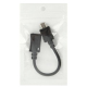 Mini c&acirc;ble adaptateur mini USB micro USB femelle / m&acirc;le 13 cm - www.yonis-shop.com