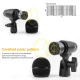 Kit De Microphone Dynamique 7 Pièces Pour Batterie Avec Micro Kick Bass Tom Snare Et Cymbales - www.yonis-shop.com