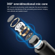 Microphone Sans Fil Réduction De Bruit Pour Appareils iOS Avec Chargement Téléphone - www.yonis-shop.com