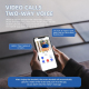 Sonnette Vidéo Intelligente WiFi 720x1280 Avec Audio Bidirectionnel Détection PIR Vision Nocturne Et Carillon Intérieur - www...