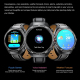 Montre Connectée 2 En 1 Avec Écouteurs Bluetooth Intégrés Appels Bluetooth Écran Rond 1.53 Pouce IP67 - www.yonis-shop.com