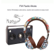 Casque Audio Bluetooth Sans Fil Couleur Éblouissante Pour Sport Et Loisirs Avec Micro Et Fonction Radio - www.yonis-shop.com