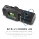 Dashcam Full HD 1080P Avant Arrière Intérieur Grand Angle 170° Écran IPS 1.5 Pouces Capteur de Gravité Détection de Mouvement...