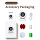 Babyphone Camera 4K HD Mini Portable Vision Nocturne Sécurité Intérieure 170 Degrés WiFi 256GB - www.yonis-shop.com