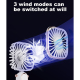 Ventilateur Portable Pliable Rechargeable USB Répulsif À Moustiques 3 Vitesses Batterie 2000 mAh Orientation 90° - www.yonis-...