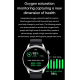 Montre Connectée IP67 Étanche Écran IPS 1.35 Pouces Suivi Sommeil Fréquence Cardiaque Appels Bluetooth Musique Compatible And...