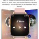 Montre Connectée 1.65 Pouces TFT Suivi Pression Artérielle Sommeil Autonomie 30 Jours Étanche IP68 Compatible Android IOS - w...