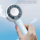 Mini Ventilateur Portable Avec Refroidissement Cutané 3 Vitesses Support De Bureau Et Porte-Téléphone Bleu Clair - www.yonis-...