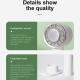 Mini Ventilateur Portable Avec Refroidissement Cutané 3 Vitesses Support De Bureau Et Porte-Téléphone Bleu Clair - www.yonis-...