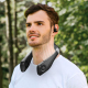 Ventilateur De Cou Sans Pales USB-C 3 Vitesses Autonomie Jusqu’à 6 Heures Flux D’air 360° Moteur Sans Balais - www.yonis-shop...
