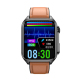 Montre Connectée Étanche IP67 Avec Bracelet En Cuir Et Écran Tactile 1.96 Pouces Pour Appels Bluetooth Et Suivi Santé Complet...