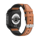Montre Connectée Étanche IP67 Avec Bracelet En Cuir Et Écran Tactile 1.96 Pouces Pour Appels Bluetooth Et Suivi Santé Complet...