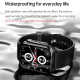 Montre Connectée Étanche IP67 Avec Bracelet En Cuir Et Écran Tactile 1.96 Pouces Pour Appels Bluetooth Et Suivi Santé Complet...