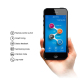 Interrupteur Connecté 4 Canaux 433 MHz Compatible iOS Android Alexa Google Home Wifi Minuterie Verrouillage Contrôle Distance...
