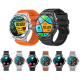 Montre Connectée Sportive Étanche 1.43 Pouces Bluetooth Appels Musique Notifications Santé Multilingue - www.yonis-shop.com
