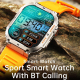 Montre Connectée Étanche Appels Bluetooth Musique Moniteur Santé Multisport Compatible Android IOS Argent Cuir - www.yonis-sh...