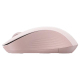 Souris Bluetooth Sans Fil Double Mode Silencieuse Rose Autonomie Longue Portée Design Compact Confortable Scrolling Précis Po...