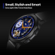 Montre Connectée Écran Rond HD 1.3 Pouces Appels Vocaux Surveillance Santé Étanche IP68 Autonomie 14 Jours Bluetooth 5.0 Noti...