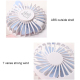 Mini Ventilateur De Poche USB Rechargeable 3 Vitesses Blanc Perle 6 W Batterie 800 mAh Format Compact - www.yonis-shop.com