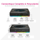 Box TV Android 11 8K Avec Télécommande 4 Go 64 Go Processeur Amlogic S905X4 WiFi Double Bande Bluetooth - www.yonis-shop.com