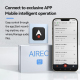 Dictaphone Intelligent Avec Enregistrement Vocal AI Contrôlable Via Application Mémoire 8GB Noir Bluetooth 5.3 Traduction En ...