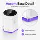 Chargeur Sans Fil Magnétique 15 W Avec Support De Bureau Motorisé 4 En 1 Ports Type C USB Éclairage Ambiant - www.yonis-shop.com