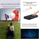 Vidéoprojecteur Portable Android 9.0 Pico Projecteur 2000 Lumens Quad Core Bluetooth Wifi 1GB+8GB - www.yonis-shop.com