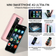 Mini Smartphone Petite Taille 3.46 Pouces 3GB RAM 64GB ROM Écran Android 9.0 Quad Core 4G Dual SIM Caméra 5MP Face ID - www.y...