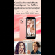 Mini Smartphone Petite Taille 3.0 Pouces 4GB RAM 64GB ROM Reconnaissance Faciale Android 10 Octa Core Caméra 13MP 4G Dual SIM...
